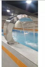 Cargar imagen en el visor de la galería, Stainless steel Waterfall Curtain Swimming Pool Shower
