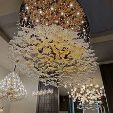 Load image into Gallery viewer, Northern europe modern luxury blown glass chandelier like leaves pendent lamp  &quot;Price depends on the size you need&quot;
