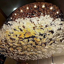 Load image into Gallery viewer, Northern europe modern luxury blown glass chandelier like leaves pendent lamp  &quot;Price depends on the size you need&quot;
