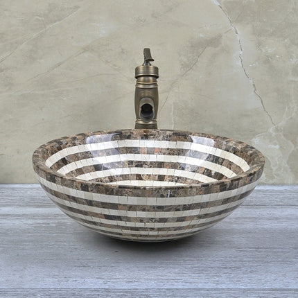 Onxy Natural Marble Stone Sink Bathroom Basin