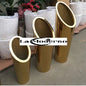 Metal Stainless Steel Mirror Gold Cone Big Planting Pots