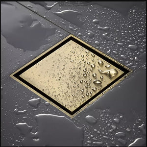 Bathroom Accessories Square Antique Brass Deodorization Bathroom Shower odor proof Floor Drain