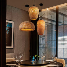 Load image into Gallery viewer, Modern Decoration Chandelier Bamboo Pendant Lamp
