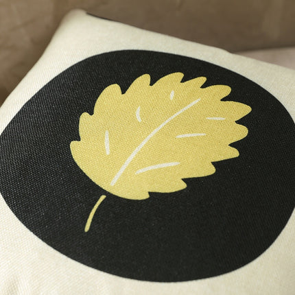 Printed pillow sublimation white printing pillow cover digital printing pillow cover yellow canvas cushion cover