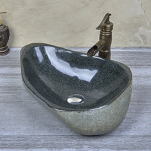 Load image into Gallery viewer, River Stone Granite Bathroom Sink
