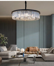 Load image into Gallery viewer, Round Shape Crystal Chandelier Lighting Lustres Luminaires Hanging Light
