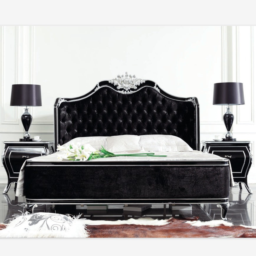 royal style bed/spanish style beds/french provincial bedroom furniture bed