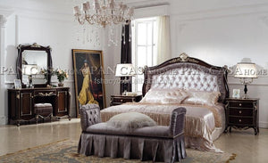 royal style bed/spanish style beds/french provincial bedroom furniture bed
