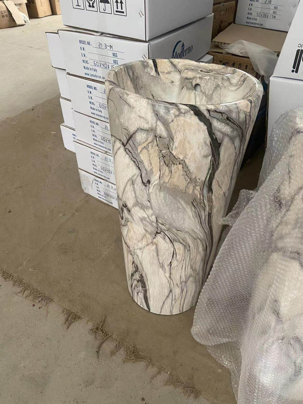 Stand Alone/ Pedestal Marble Style