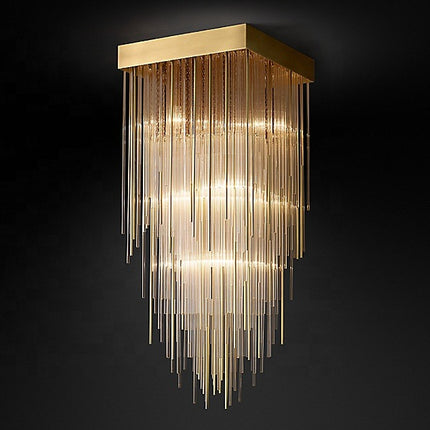 Simig lighting custom gold k9 rock crystal chandelier luxury lustre cristal pendant light  "Price depends on the size you need"