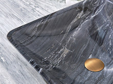 Load image into Gallery viewer, Square Shape Ancient Stone Counter Top Wash Basin For Bathroom
