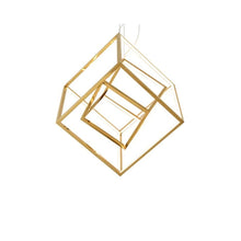 Load image into Gallery viewer, Square Stainless steel gold luxury home decor Pendant lamp Chandelier &quot;Price depends on the size you need&quot;
