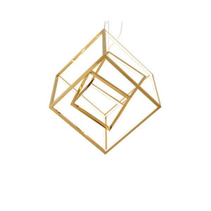 Square Stainless steel gold luxury home decor Pendant lamp Chandelier "Price depends on the size you need"