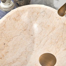 Load image into Gallery viewer, Stone Bathroom countertop basin heart shape bathroom face basin
