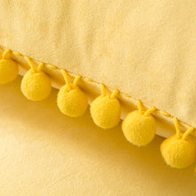 Cargar imagen en el visor de la galería, Velvet Cushion cover 18x18 pom pom pillow cover, decorative pillows,cojines decorativos
