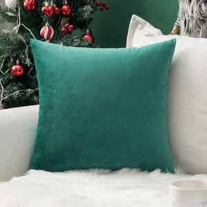 Velvet pillow decorative home decor velvet pillow case super soft purple pillow