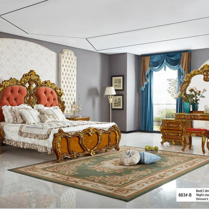 Luxurious king bedroom furniture set luxury bed set furniture