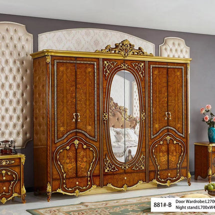 Luxurious king bedroom furniture set luxury bed set furniture