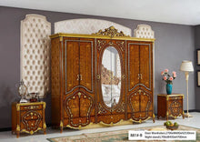 Load image into Gallery viewer, Luxurious king bedroom furniture set luxury bed set furniture
