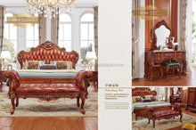 Load image into Gallery viewer, wholesale good price wooden luxurious king bedroom furniture set luxury bed set furniture
