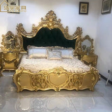 Lade das Bild in den Galerie-Viewer, Luxurious Turkish bedroom set king size wooden bedroom furniture set
