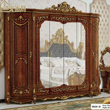 Lade das Bild in den Galerie-Viewer, Luxurious Turkish bedroom set king size wooden bedroom furniture set
