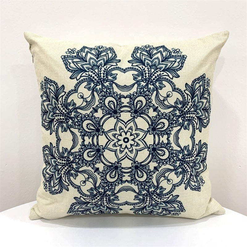 Geometric Cushion Cover Indian Hip Boho Throw Pillow Case Morocco floral outdoor decorations