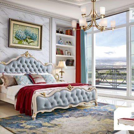 Wooden Craving Villa Bedroom Sets luxurious Style Classic Cheap Italy Bedroom Furniture Home Furniture Wood Antique European